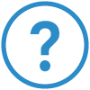 blue question mark icon