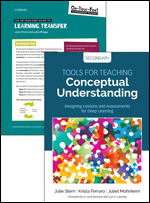 BUNDLE: Stern: Tools for Teaching Conceptual Understanding, Secondary + Stern: On-Your-Feet Guide to Learning Transfer