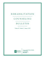 Rehabilitation Counseling Bulletin